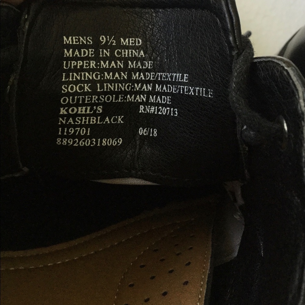 CROFT&BARROW Men’s Black dress shoe size 9… - Picture 4 of 8